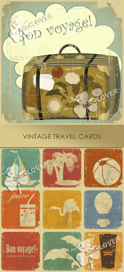 Vintage travel cards 0191