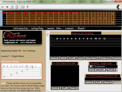 Riff Interactive - Beginning Guitar VII - Ear Training