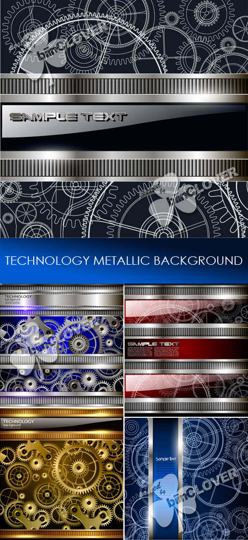 Technology metallic background 0200