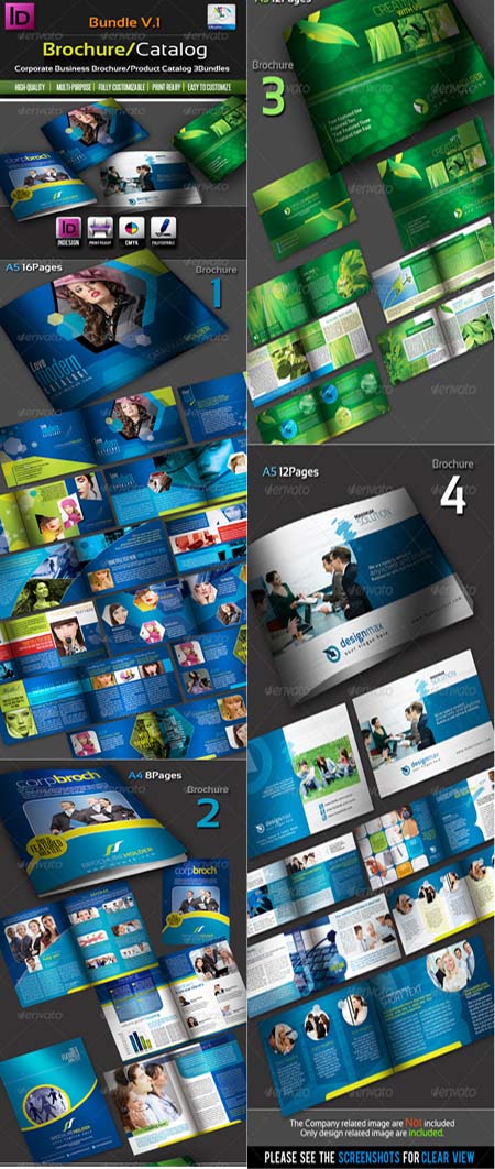 GraphicRiver Corporate Brochure Catalogue Bundles v.1 template