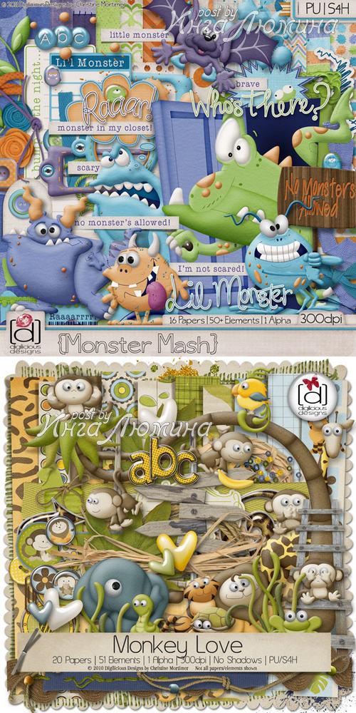 Scrap kit Monkeylove&Monstermash
