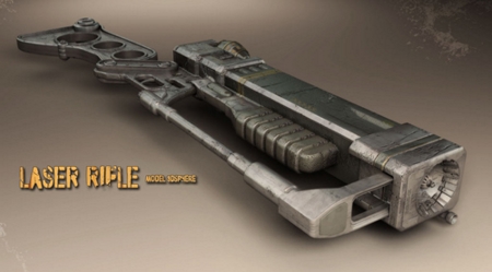 3D-Sphere: Texturing the Laser Rifle using Photoshop