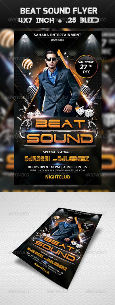 GraphicRiver Beat Sound Flyer Template