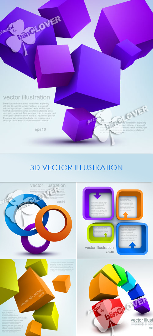 3d vector illustration 0217