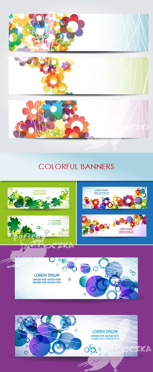 Colorful banners