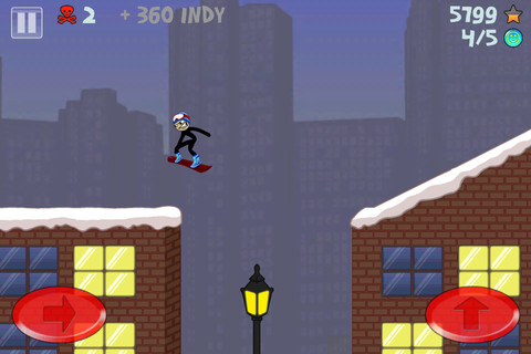 Stickman Snowboarder (Android)