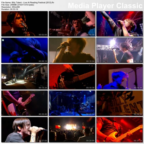 Billy Talent - Live At Reading Festival (2012)