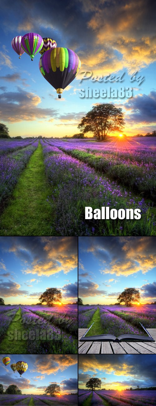 Stock Photo - Nature & Balloons