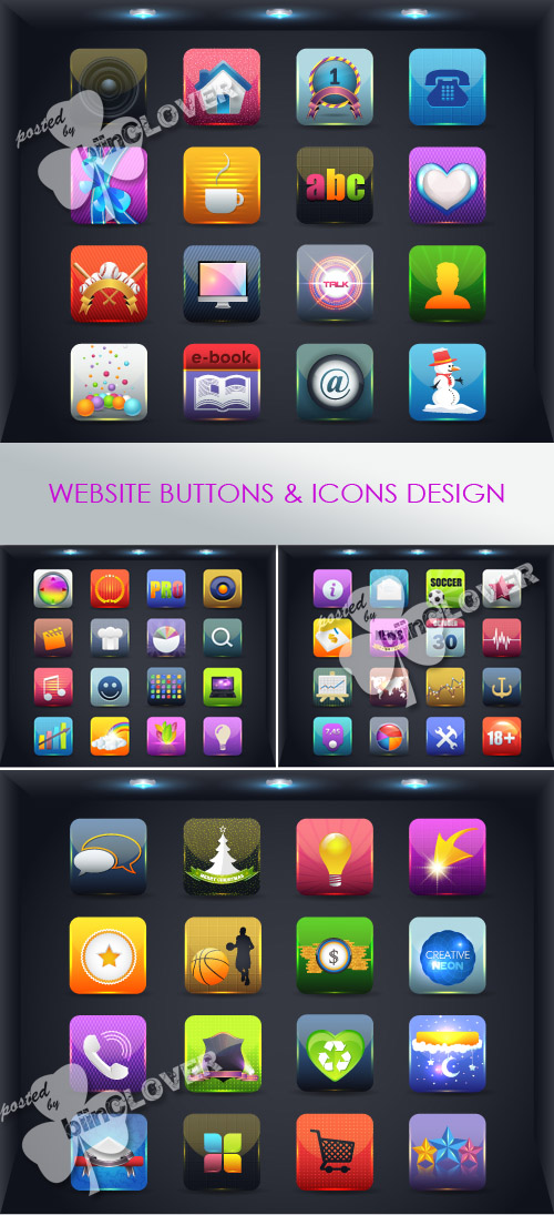 Website buttons and icons 0250