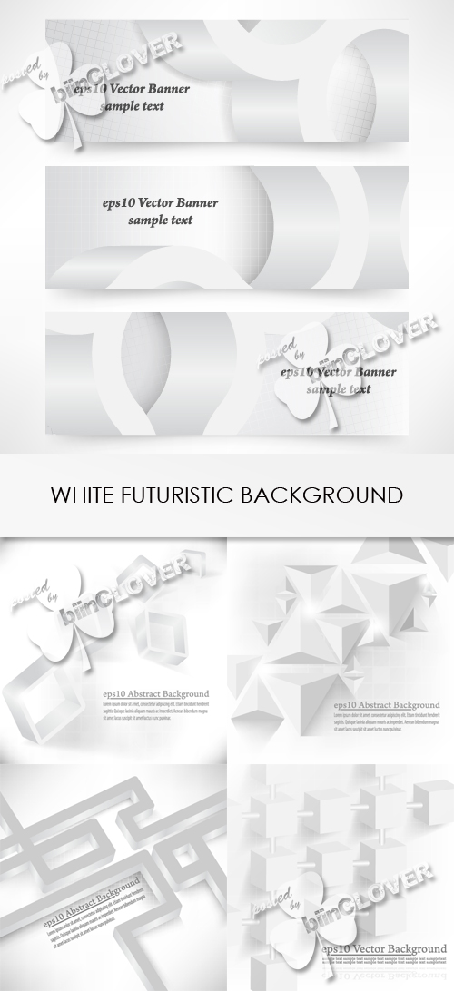 White futuristic background 0254