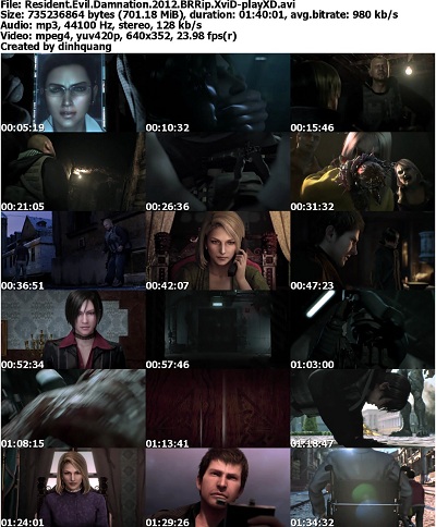 Resident Evil: Damnation (2012) BRRip XviD - playXD