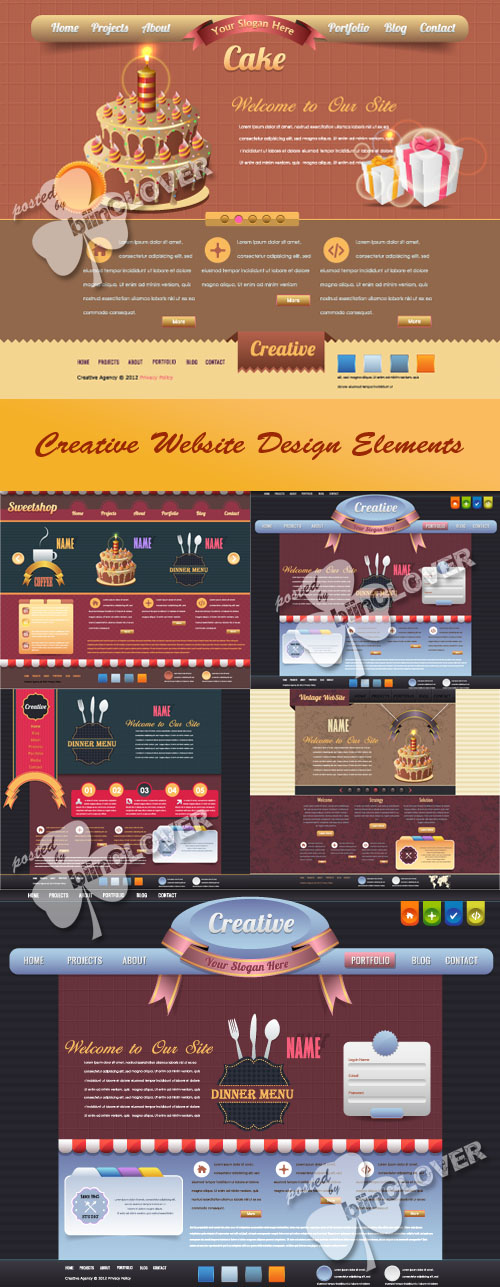 Creative website design elements 0262