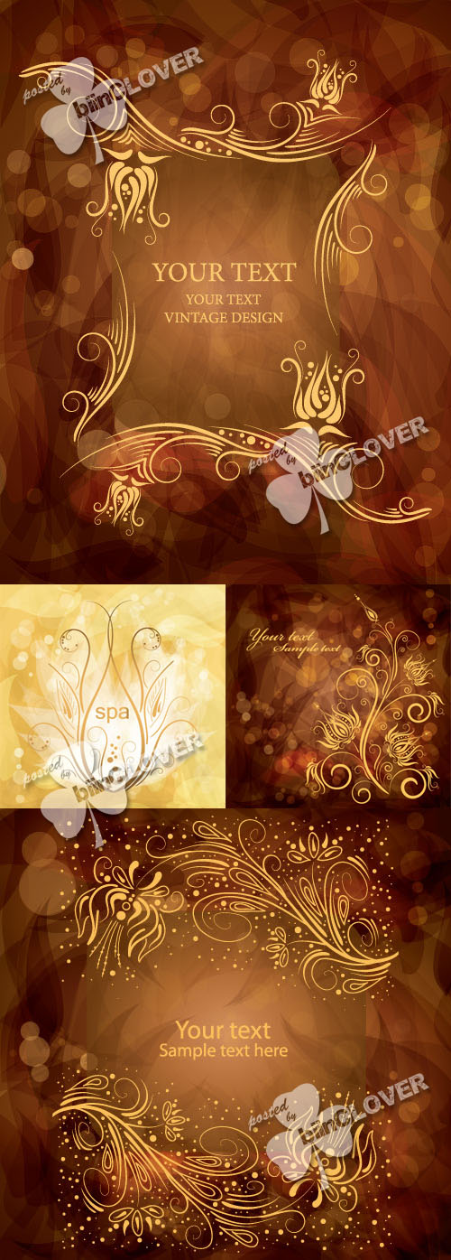 Abstract floral background 0263